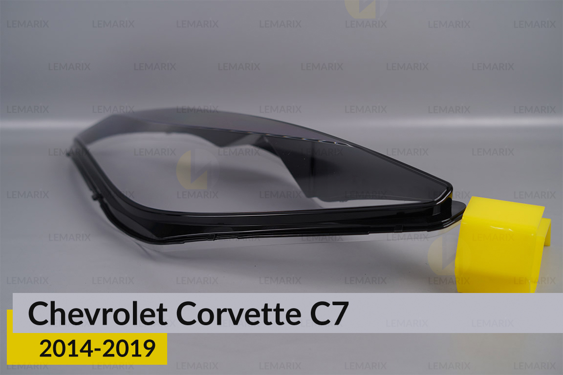 Скло фари Chevrolet Corvette C7 (2014-2019) праве
