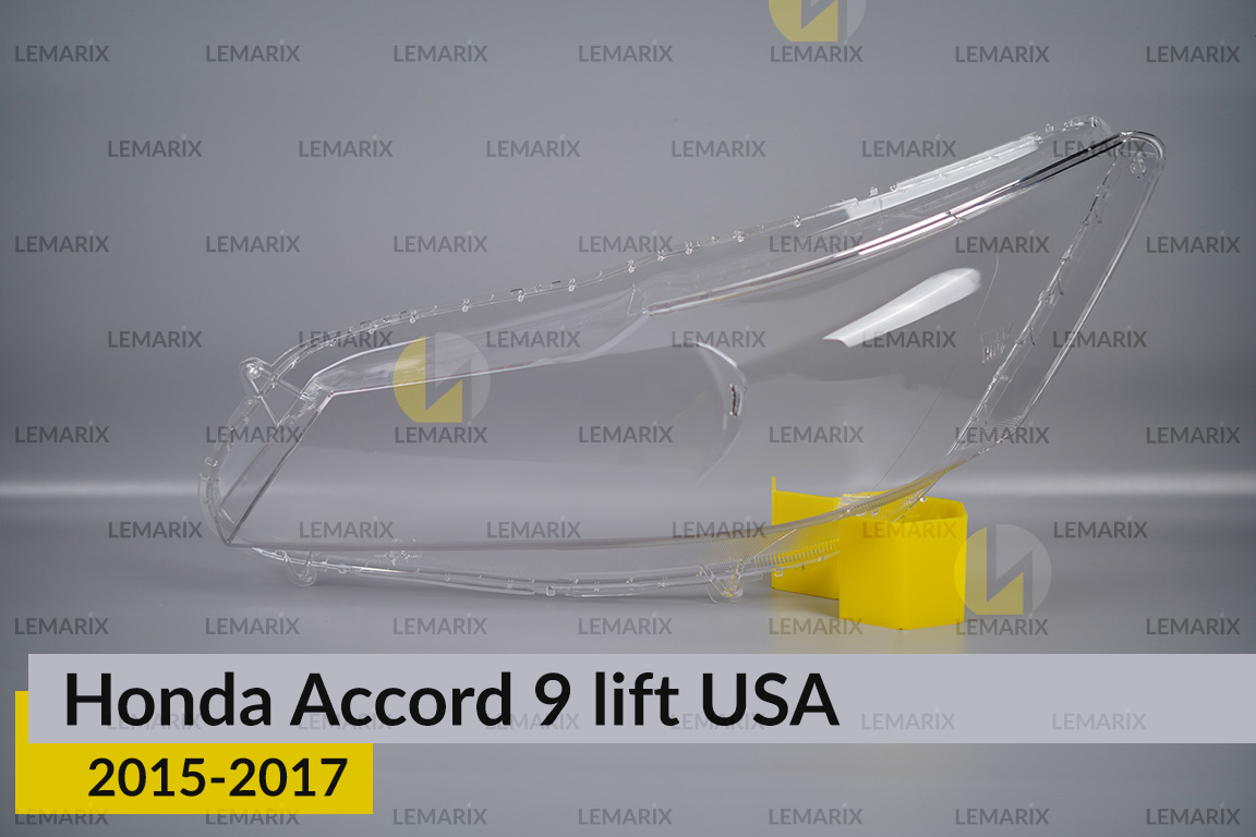 Скло фари Honda Accord 9 USA (2015-2017) рест ліве