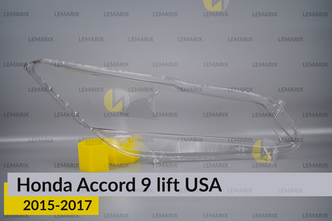 Скло фари Honda Accord 9 USA (2015-2017) рест ліве