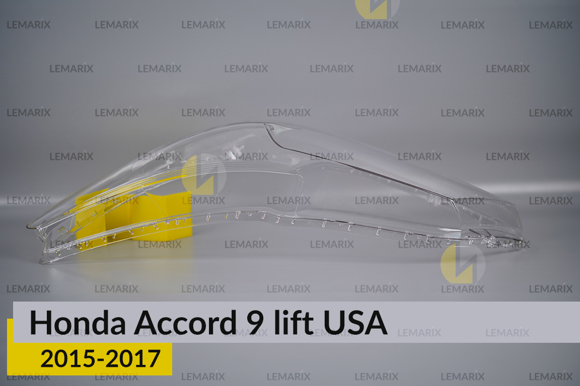 Скло фари Honda Accord 9 USA (2015-2017) рест ліве