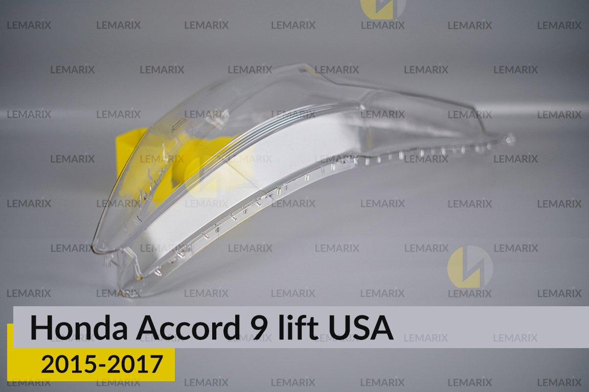 Скло фари Honda Accord 9 USA (2015-2017) рест ліве