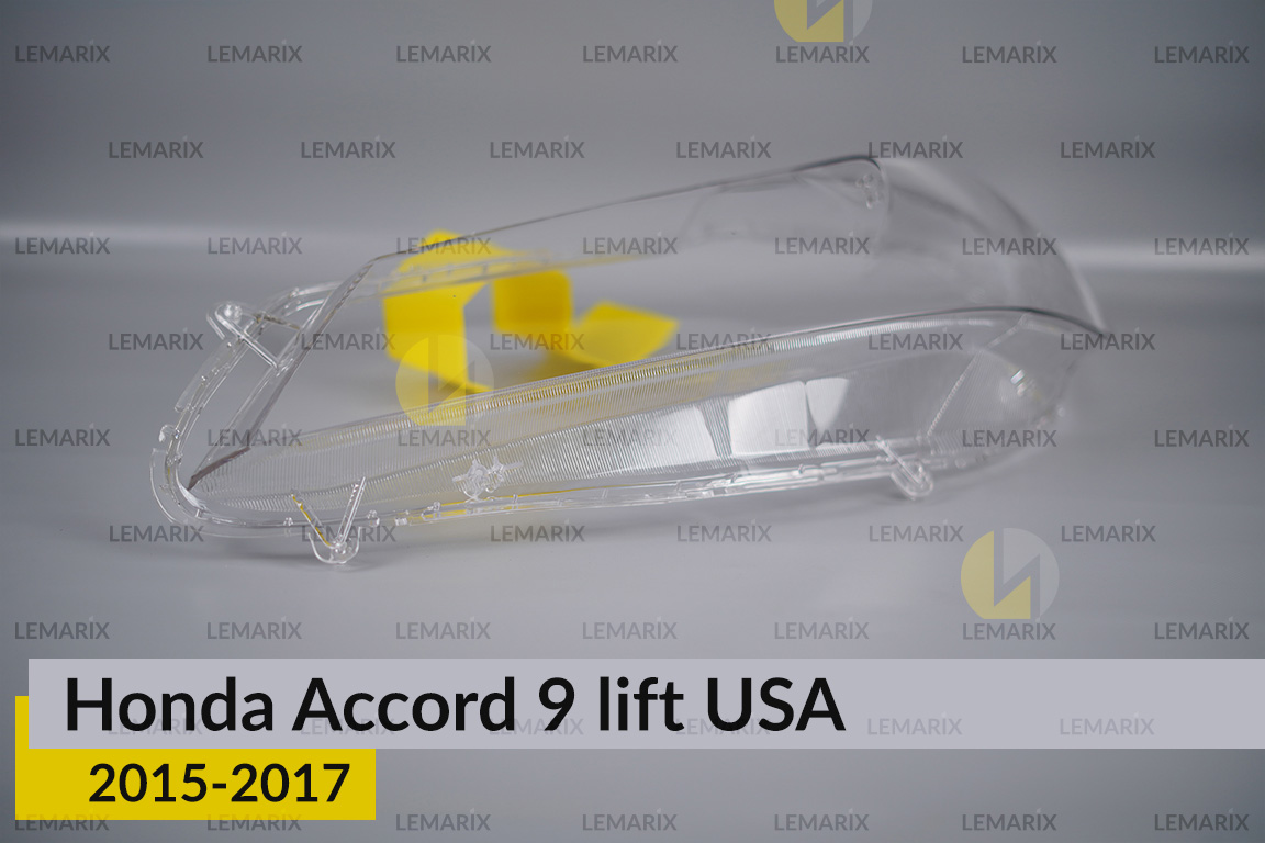 Скло фари Honda Accord 9 USA (2015-2017) рест ліве