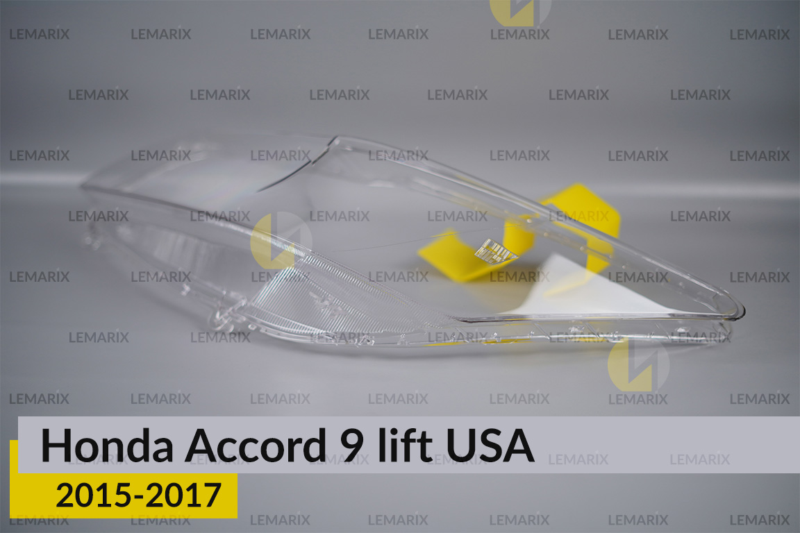 Скло фари Honda Accord 9 USA (2015-2017) рест ліве