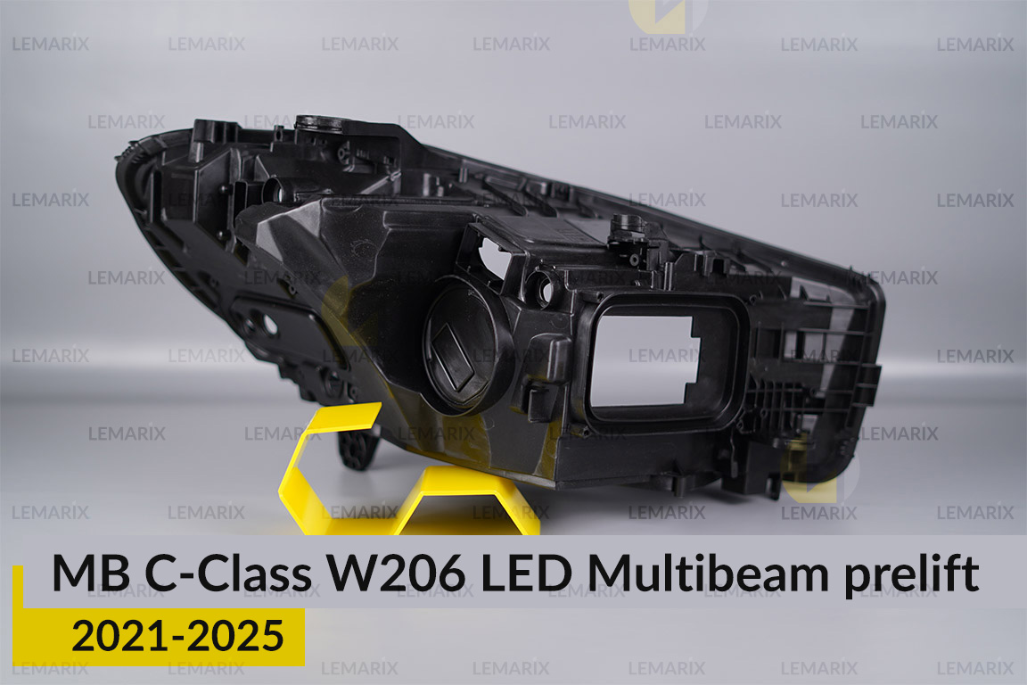 Корпус фари Mercedes-Benz C-Class W206 LED Multibeam (2021-2026) дорест лівий