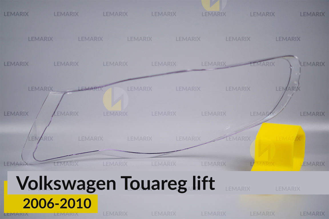 Скло фари VW Volkswagen Touareg (2006-2010) рест праве