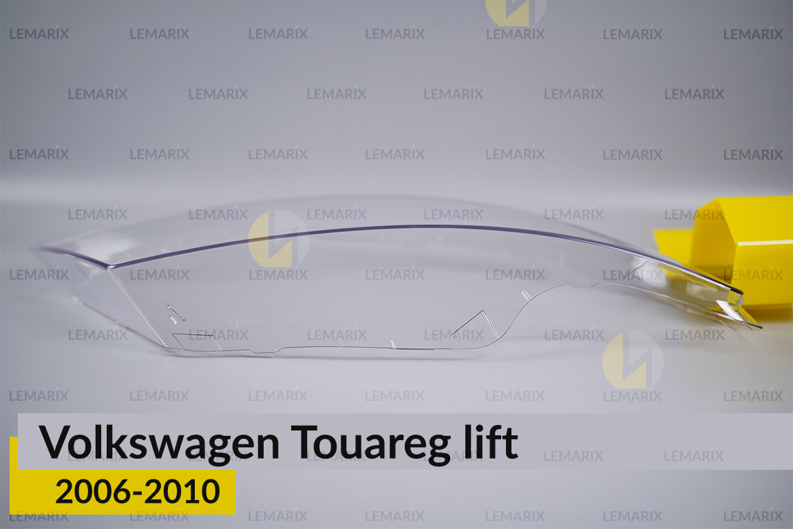 Скло фари VW Volkswagen Touareg (2006-2010) рест праве