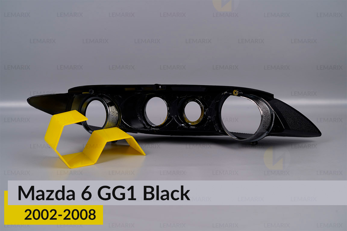 Декоративна маска Mazda 6 GG1 Black (2002-2008) ліва