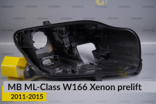 Корпус фари Mercedes-Benz ML-Class W166 Xenon (2011-2015) дорест правий
