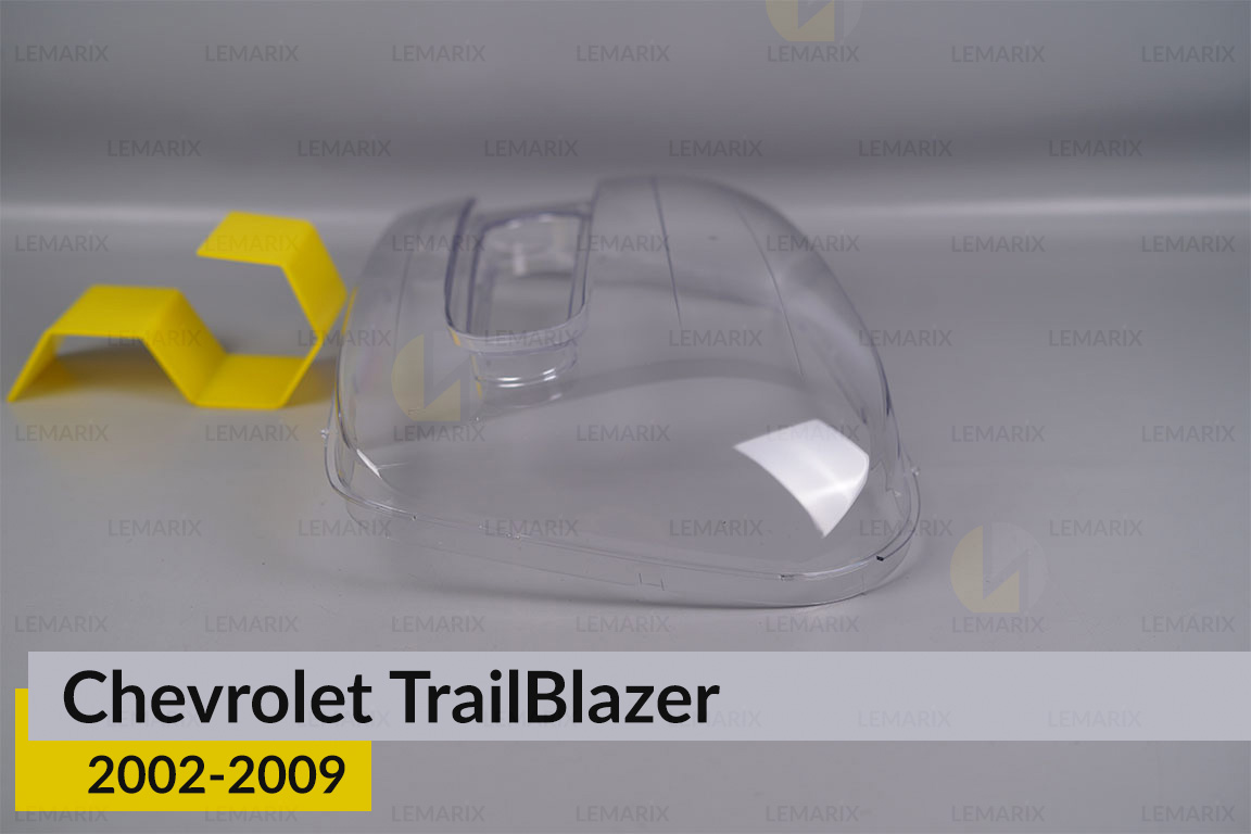 Скло фари Chevrolet TrailBlazer (2002-2009) ліве