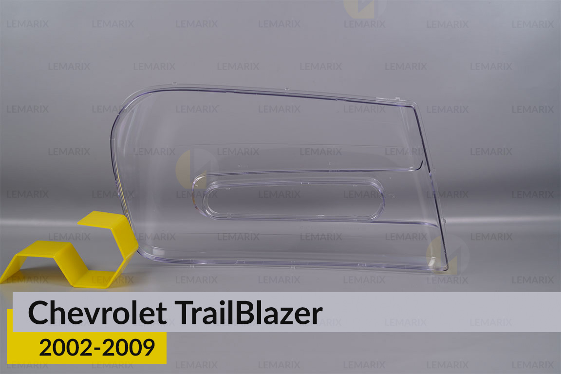 Скло фари Chevrolet TrailBlazer (2002-2009) ліве