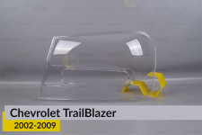 Скло фари Chevrolet TrailBlazer (2002-2009) ліве
