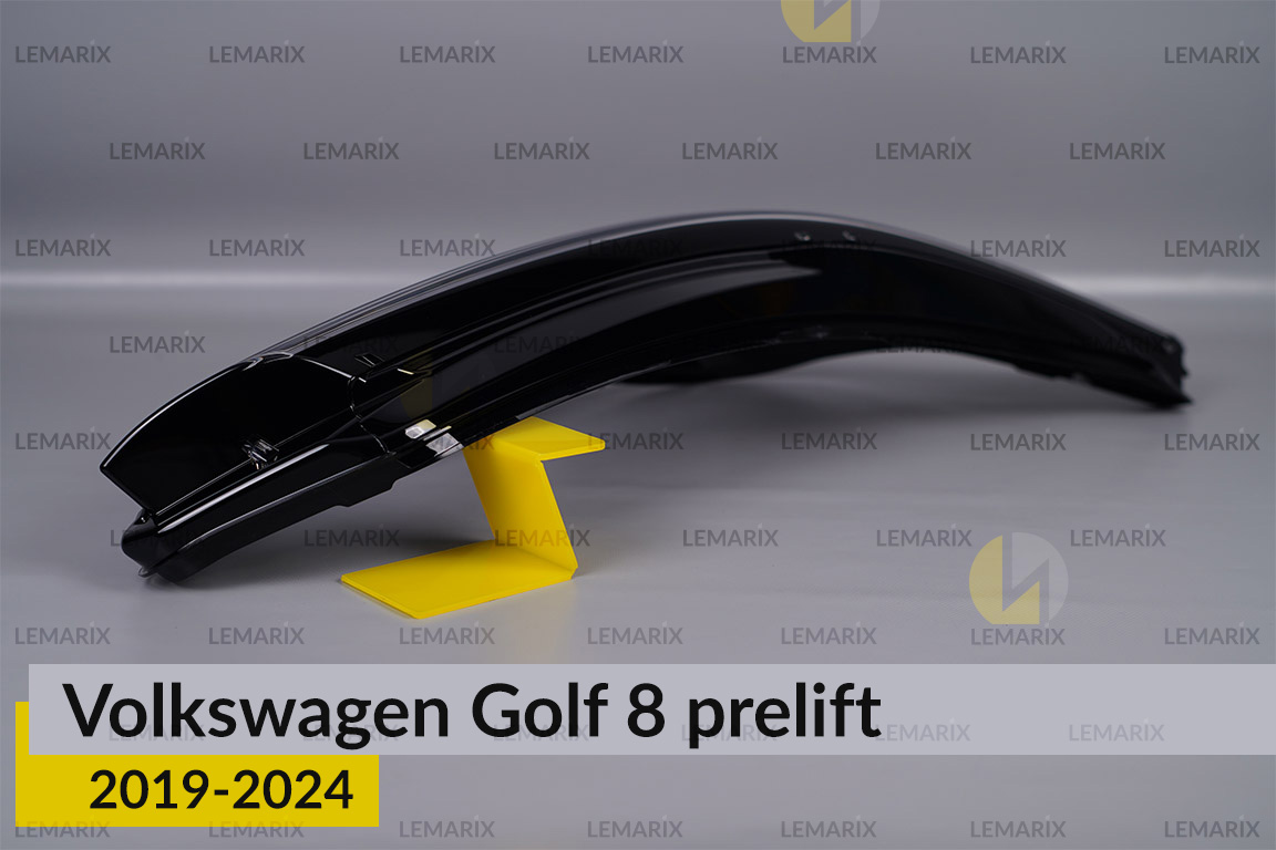 Скло фари VW Volkswagen Golf 8 (2019-2024) дорест праве