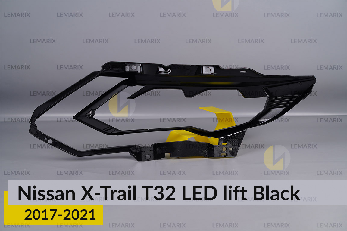 Декоративна маска зовнішня Nissan X-Trail T32 LED Black (2017-2021) рест права