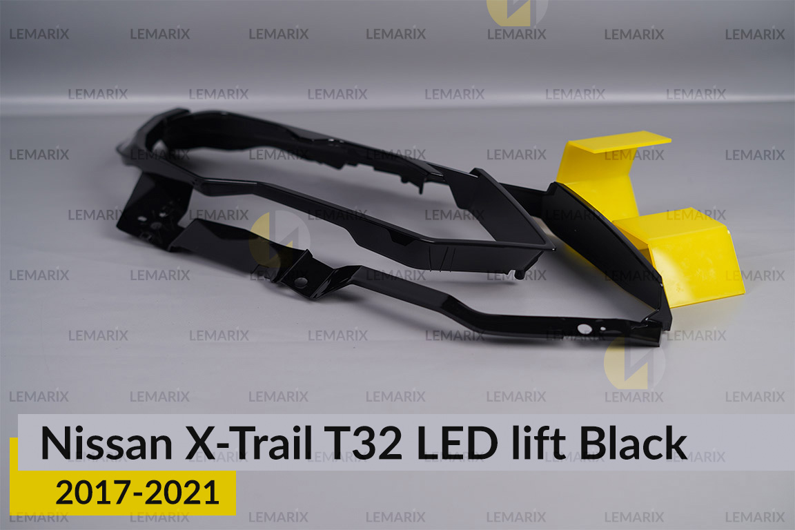 Декоративна маска зовнішня Nissan X-Trail T32 LED Black (2017-2021) рест права