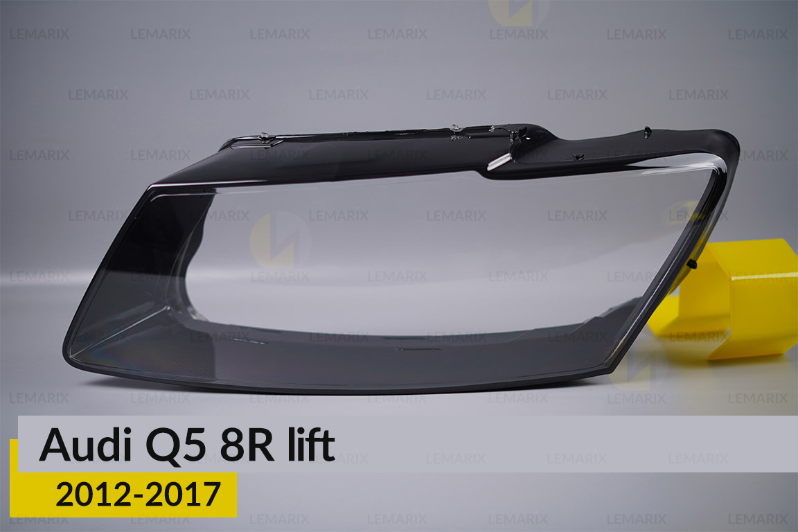 Скло фари Audi Q5 8R (2012-2017) рест ліве