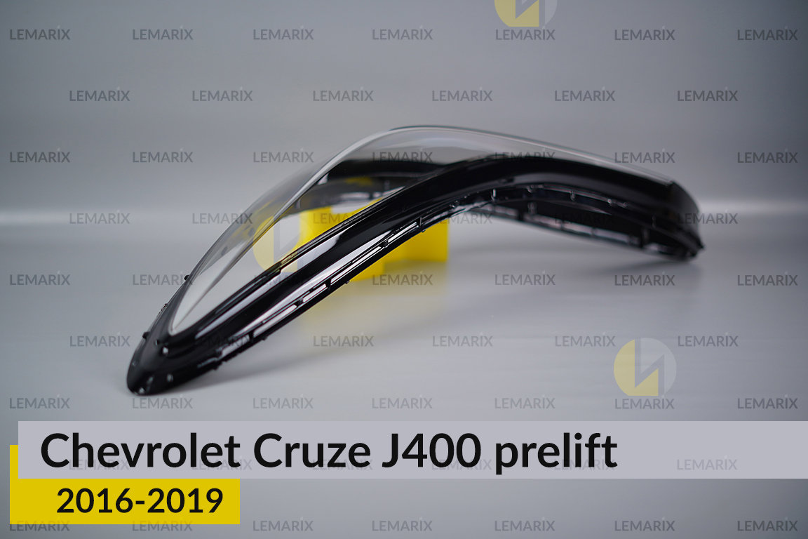 Скло фари Chevrolet Cruze J400 (2016-2019) дорест ліве