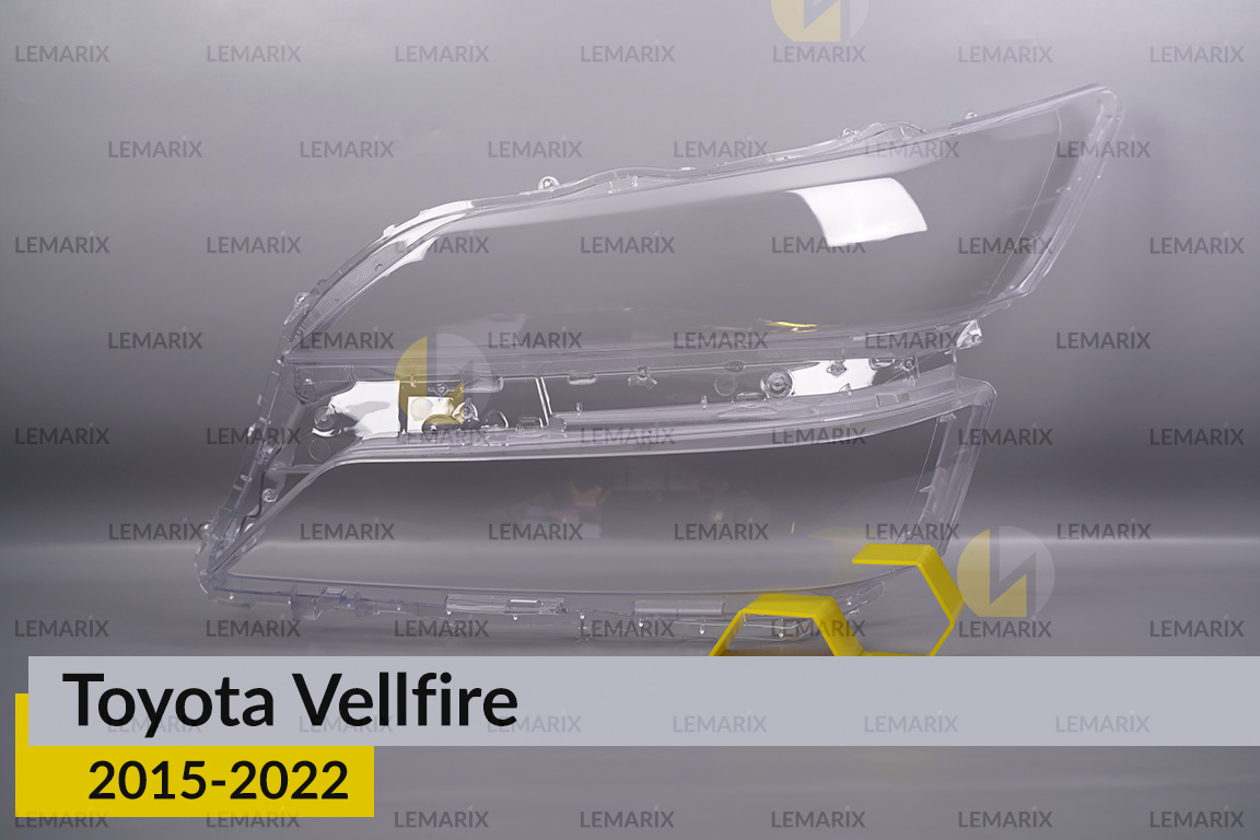 Скло фари Toyota Vellfire (2015-2022) ліве