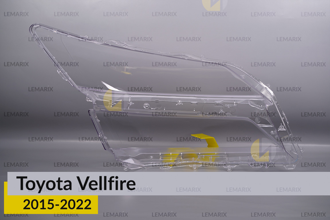 Скло фари Toyota Vellfire (2015-2022) ліве