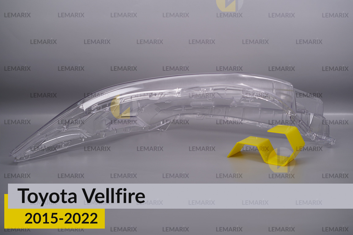 Скло фари Toyota Vellfire (2015-2022) ліве