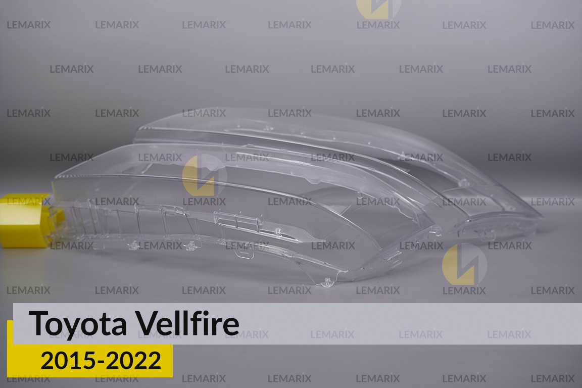 Скло фари Toyota Vellfire (2015-2022) ліве