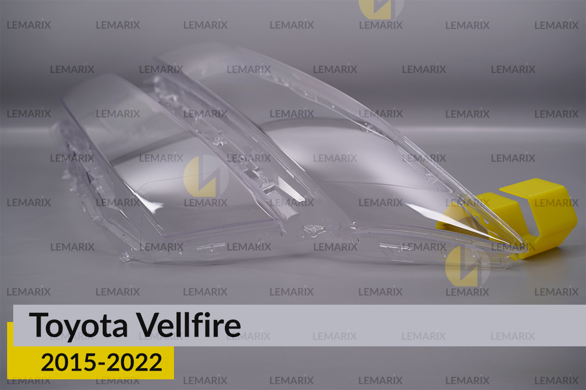 Скло фари Toyota Vellfire (2015-2022) ліве
