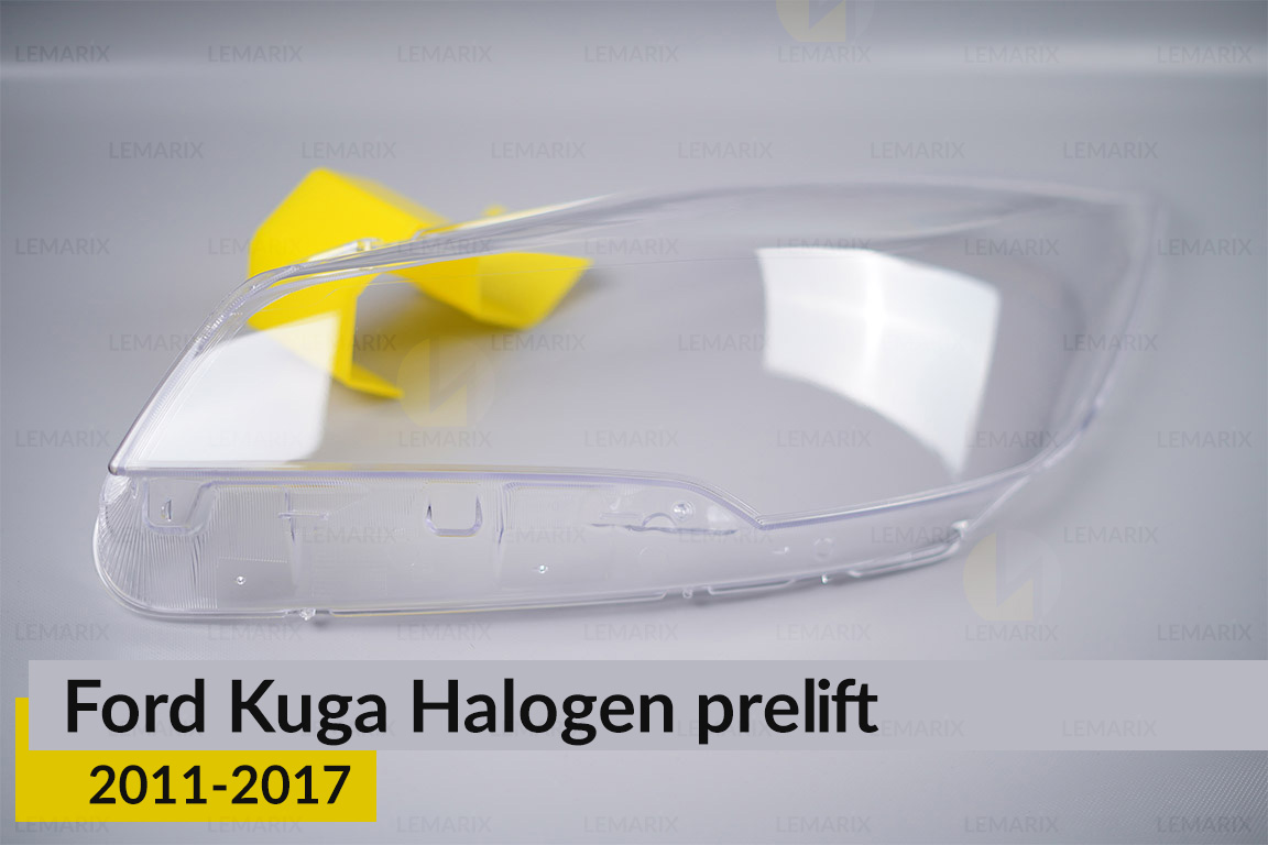 Скло фари Ford Kuga Halogen (2011-2017) дорест ліве