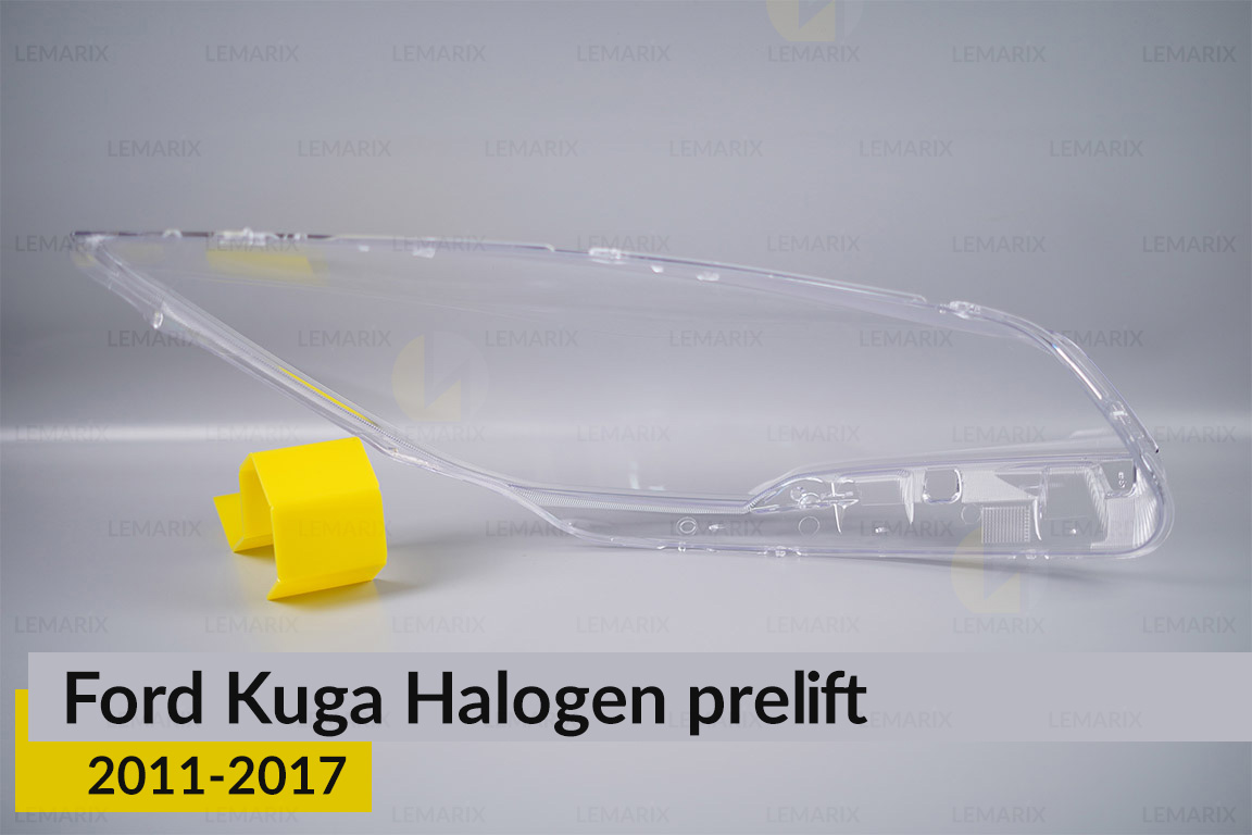 Скло фари Ford Kuga Halogen (2011-2017) дорест ліве