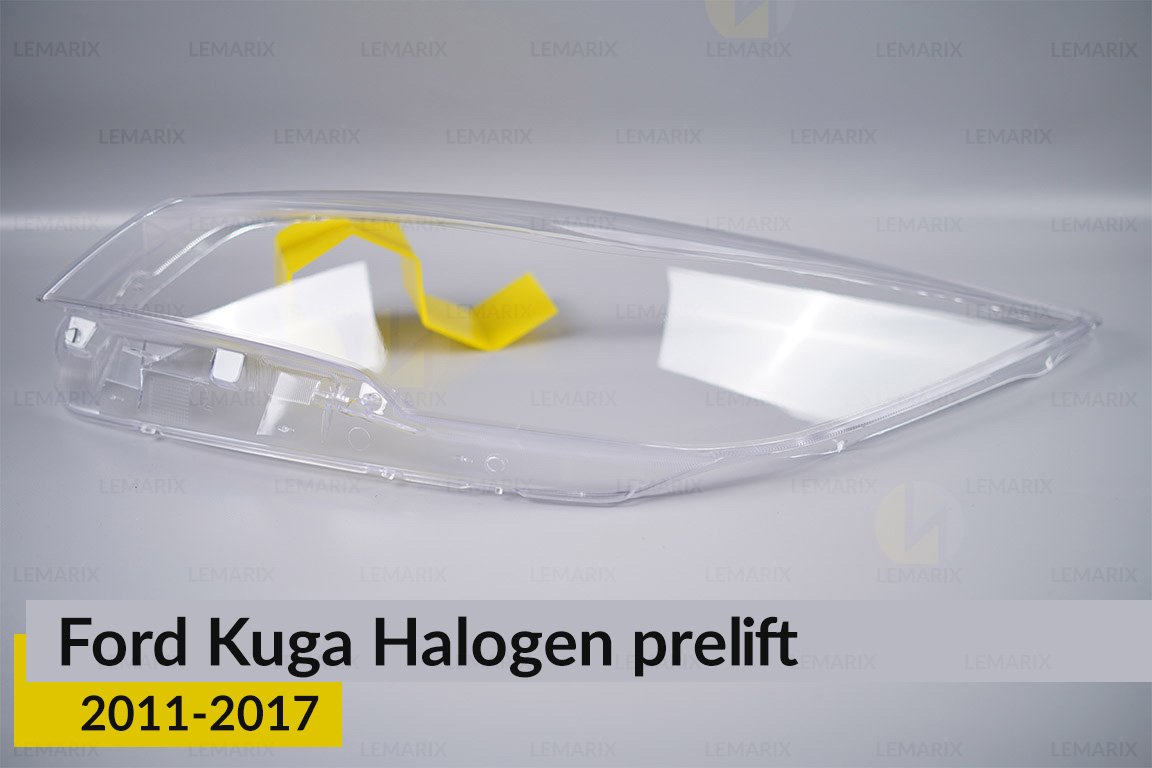 Скло фари Ford Kuga Halogen (2011-2017) дорест ліве