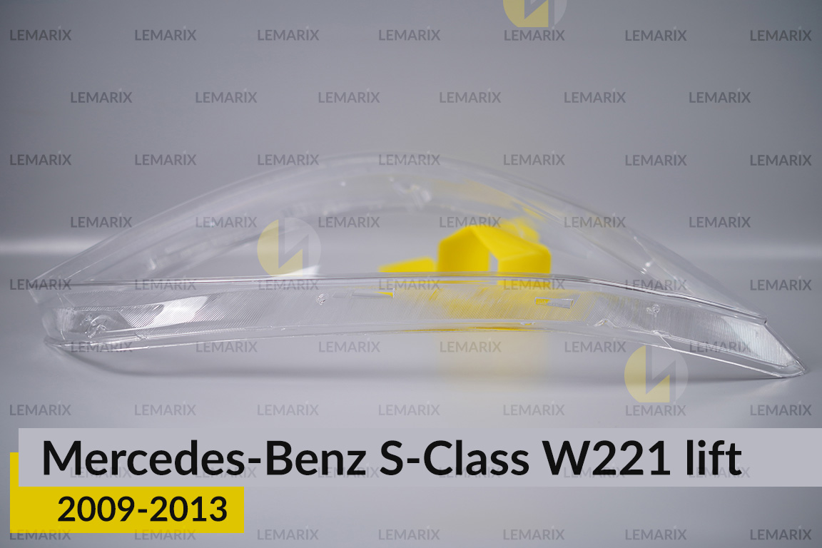 Скло фари Mercedes-Benz S-Class W221 (2009-2013) рест праве