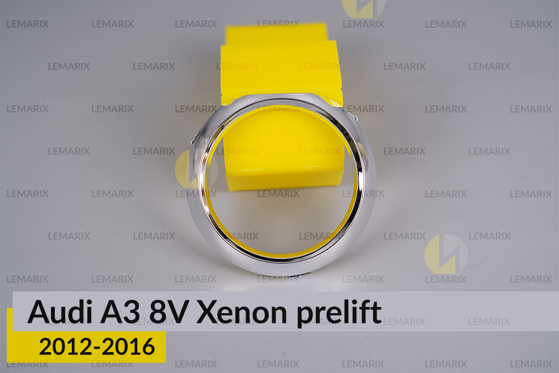 Хромоване кільце маски лінзи Audi A3 8V Xenon (2012-2016) дорест праве