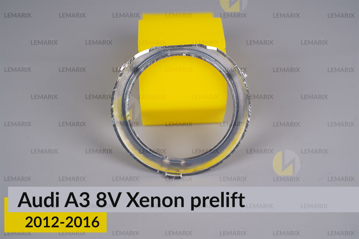 Хромоване кільце маски лінзи Audi A3 8V Xenon (2012-2016) дорест праве