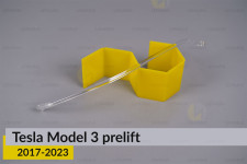 Світловод фари Tesla Model Y (2019-2025) довгий лівий