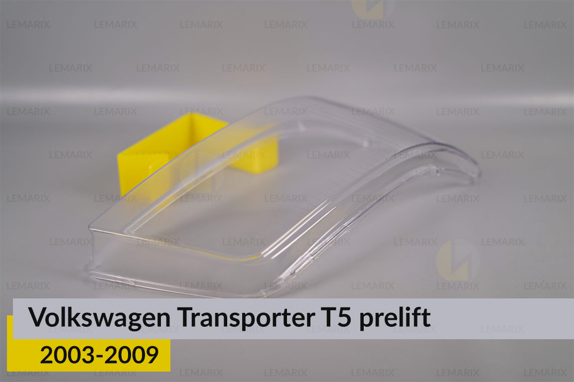 Скло фари VW Volkswagen Transporter T5 (2003-2009) дорест праве