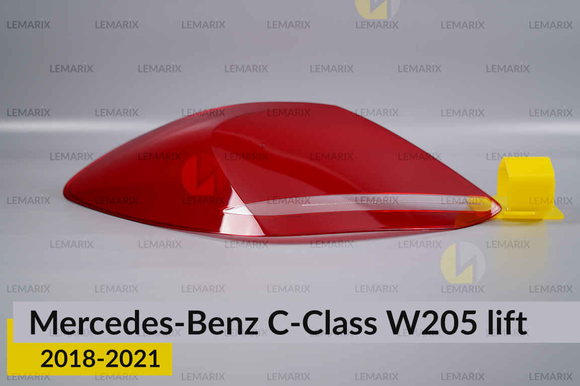 Скло заднього ліхтаря Mercedes-Benz C-Class W205 (2018-2021) рест ліве