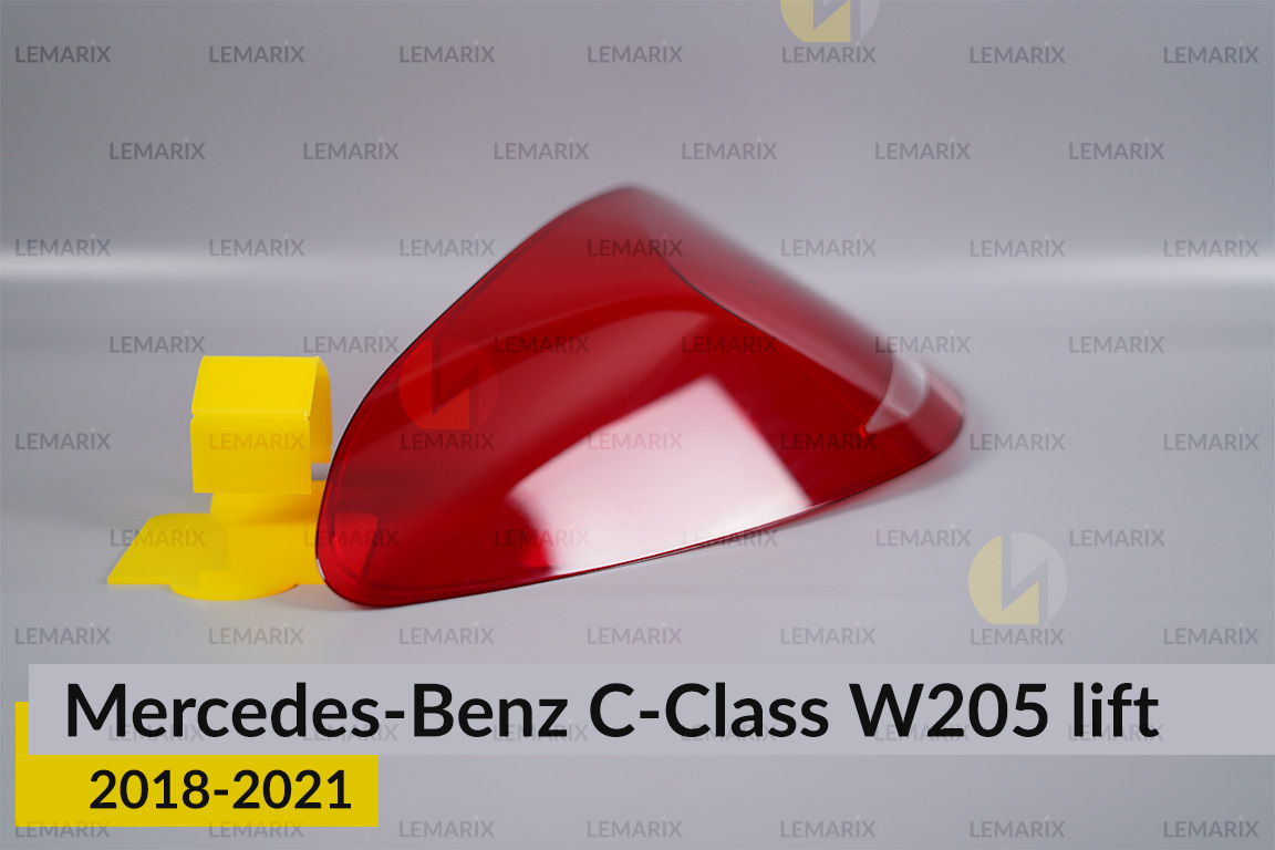 Скло заднього ліхтаря Mercedes-Benz C-Class W205 (2018-2021) рест ліве