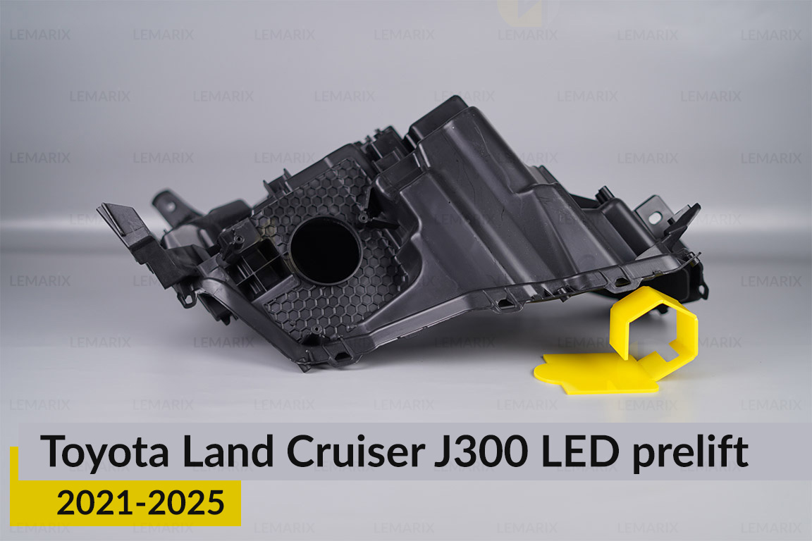 Корпус фари Toyota Land Cruiser J300 LED (2021-2026) дорест лівий