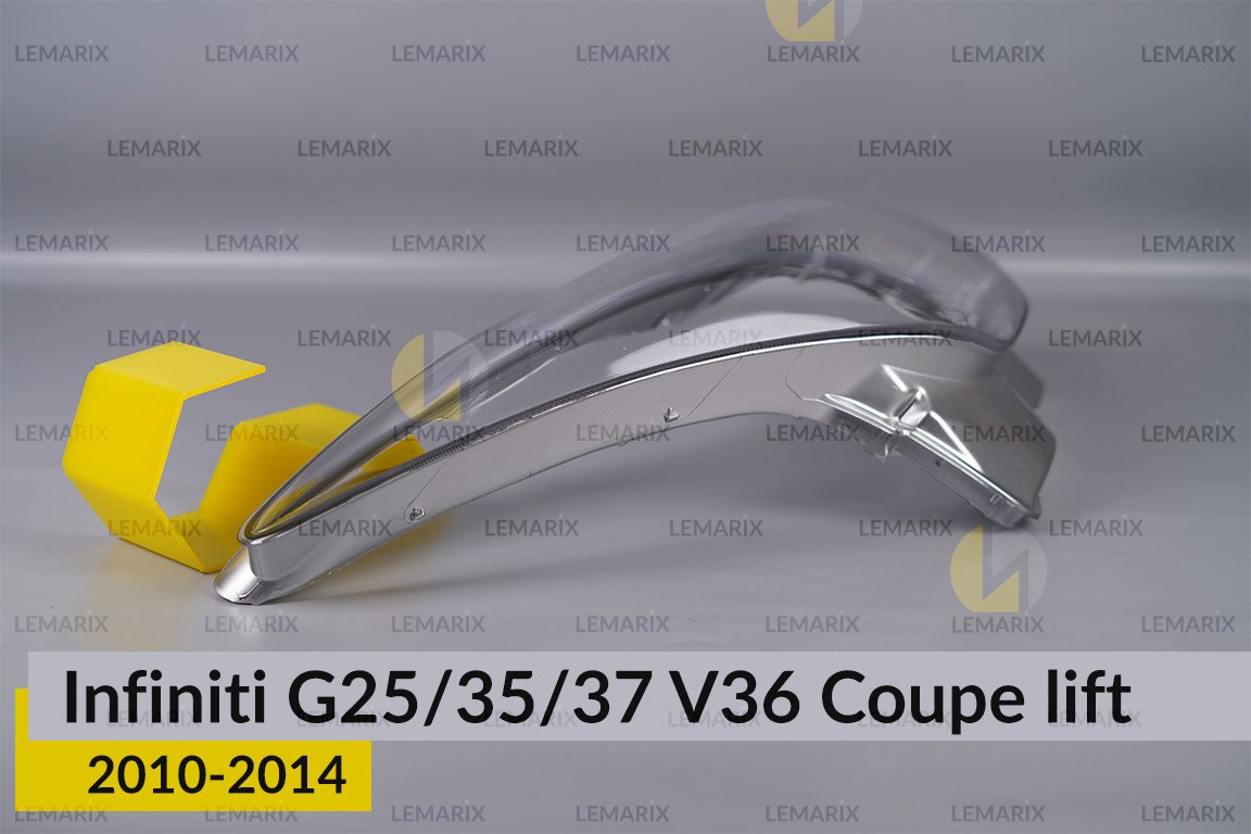 Скло фари Infiniti G25/35/37 V36 Coupe (2010-2014) рест праве
