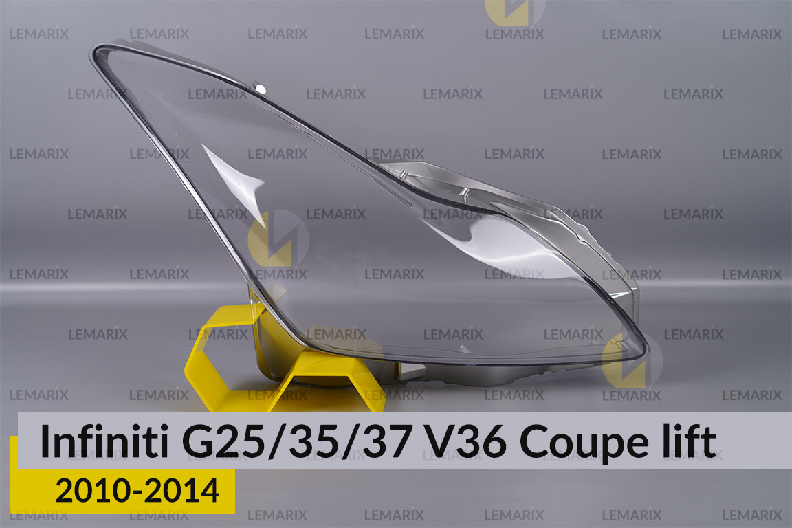 Скло фари Infiniti G25/35/37 V36 Coupe (2010-2014) рест праве
