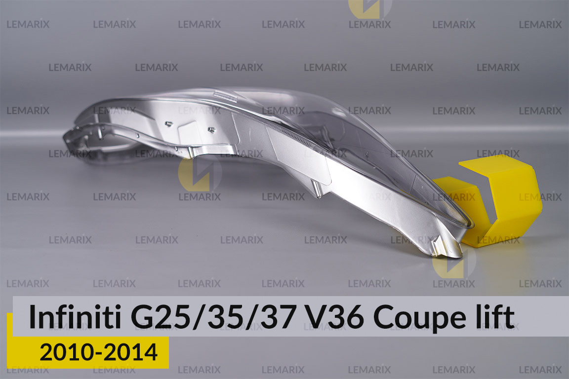 Скло фари Infiniti G25/35/37 V36 Coupe (2010-2014) рест праве