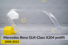 Скло фари Mercedes-Benz GLK-Class X204 (2008-2012) дорест праве