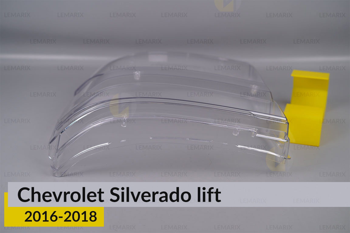 Скло фари Chevrolet Silverado (2016-2018) рест праве