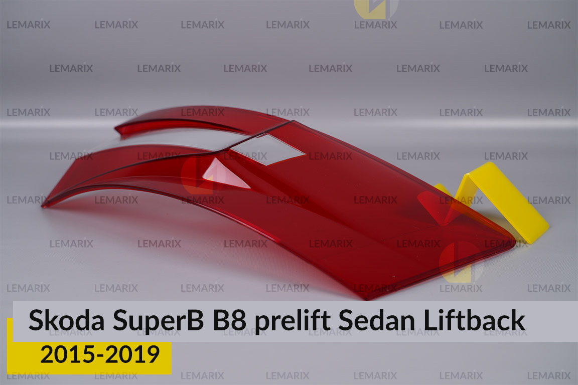 Скло заднього ліхтаря зовнішнє в крилі Skoda SuperB B8 Sedan Liftback (2015-2019) дорест праве