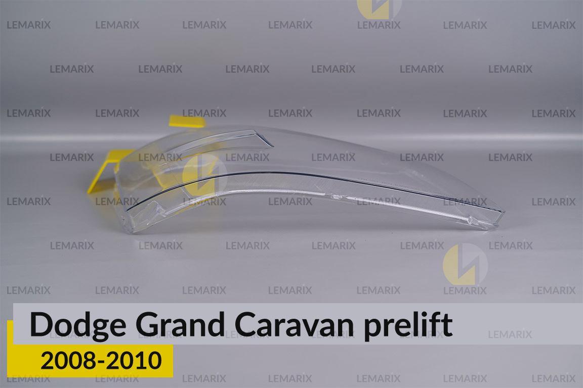Скло фари Dodge Grand Caravan (2008-2010) дорест праве