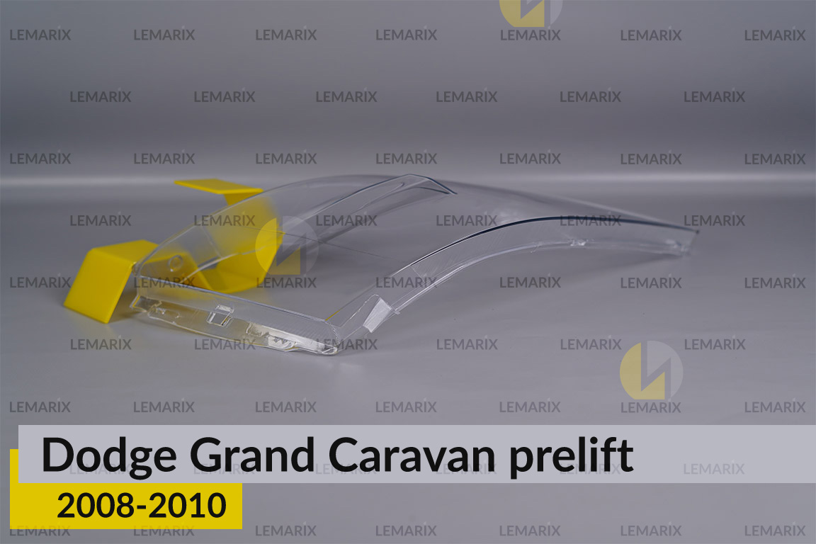 Скло фари Dodge Grand Caravan (2008-2010) дорест праве