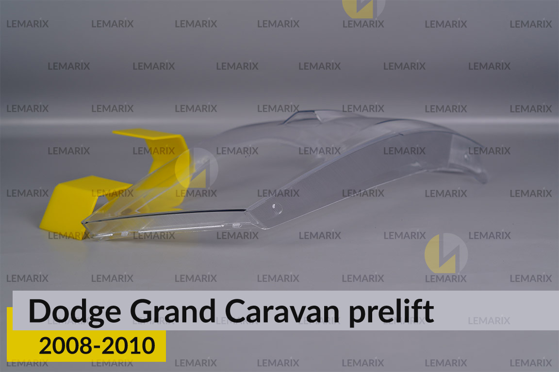 Скло фари Dodge Grand Caravan (2008-2010) дорест праве