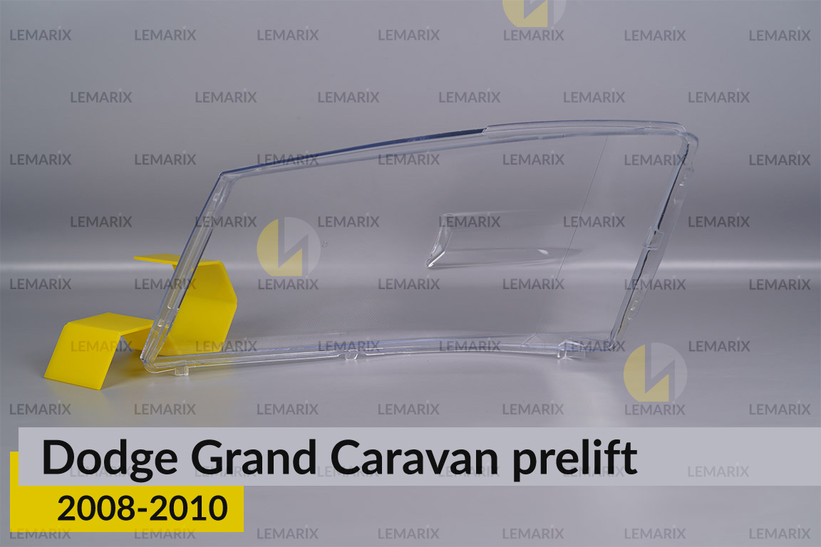 Скло фари Dodge Grand Caravan (2008-2010) дорест праве
