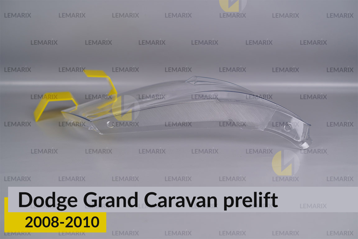 Скло фари Dodge Grand Caravan (2008-2010) дорест праве