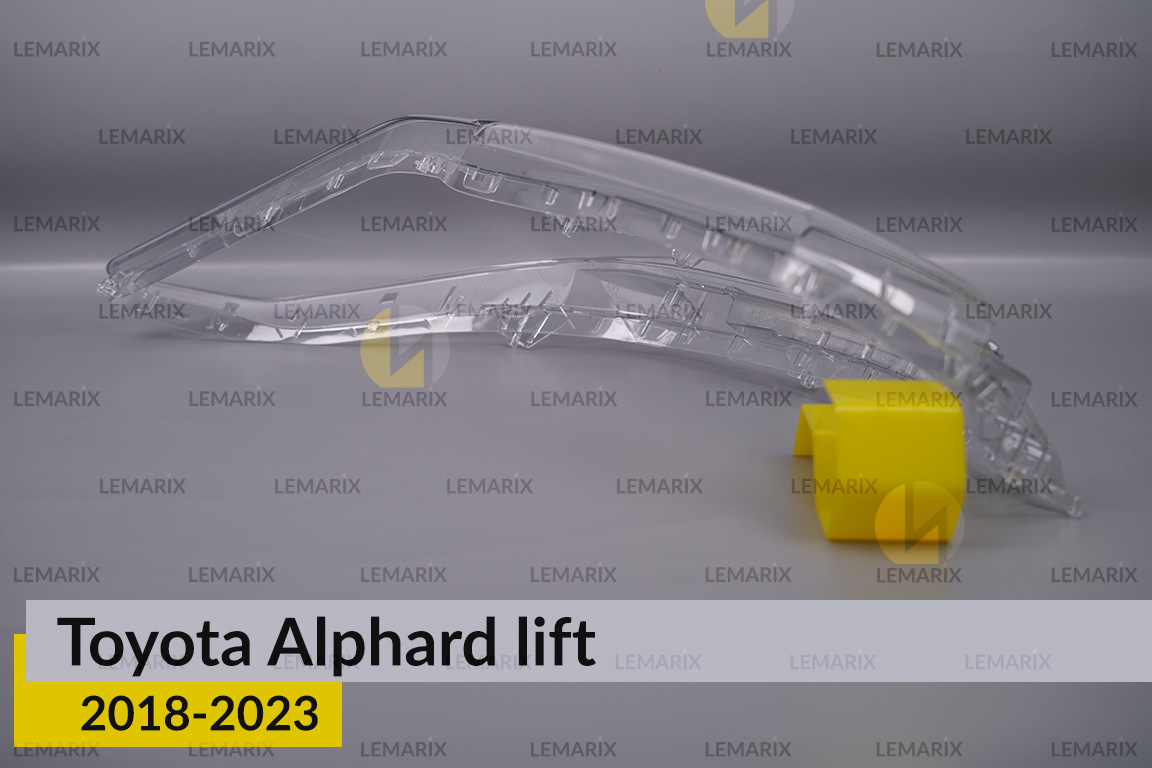 Скло фари Toyota Alphard AH30 (2018-2023) рест ліве