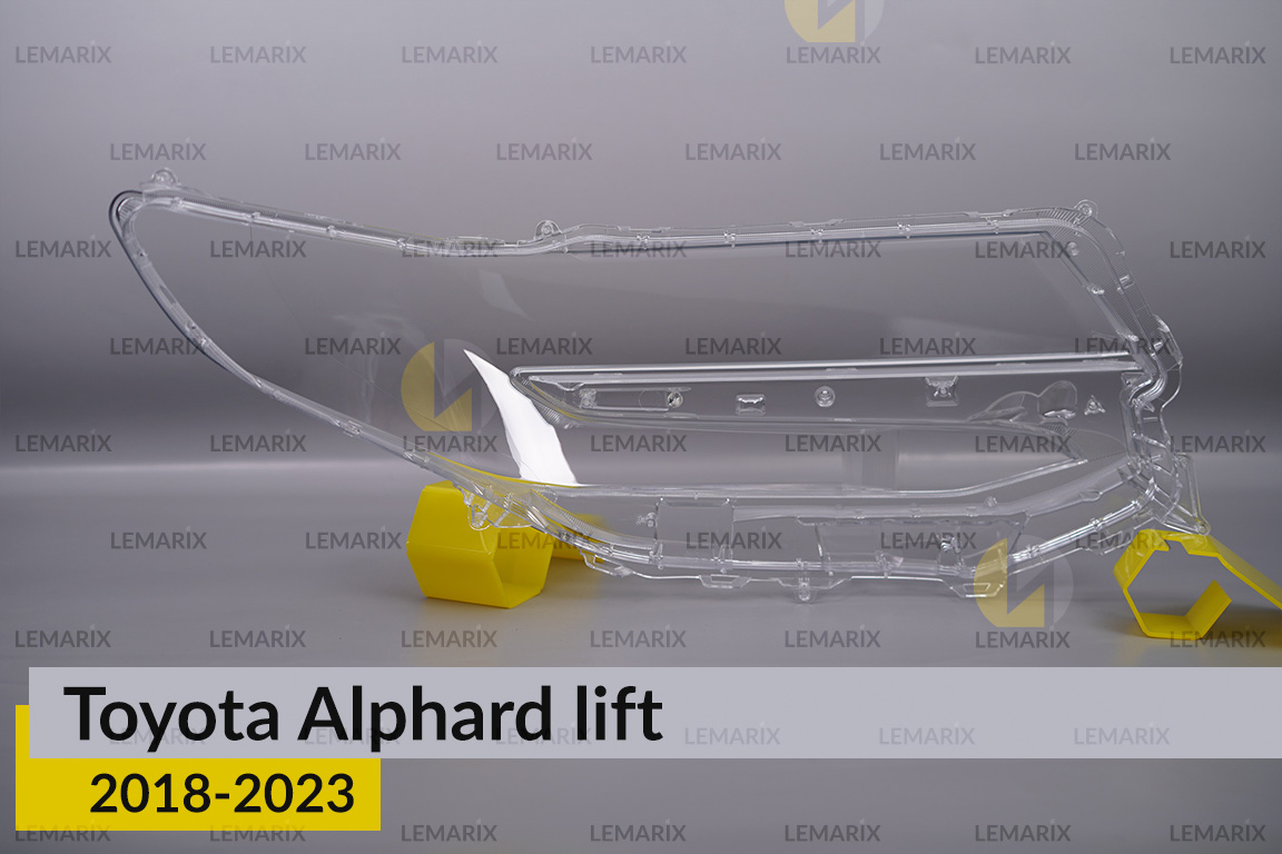 Скло фари Toyota Alphard AH30 (2018-2023) рест ліве