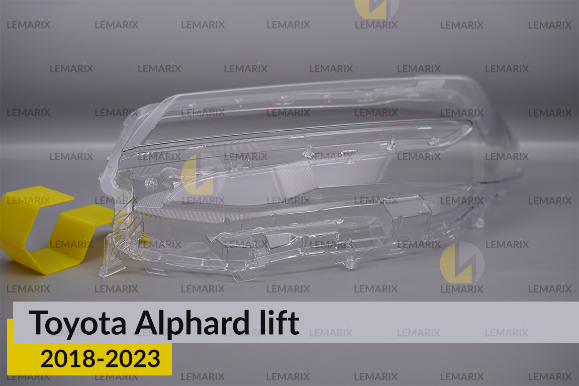 Скло фари Toyota Alphard AH30 (2018-2023) рест ліве